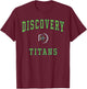 Discovery High School Titans T-Shirt - T-Shirt | Maroon