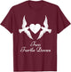 Two Turtle Doves Shirt Twelve Days of Christmas T-Shirt - T-Shirt | Maroon