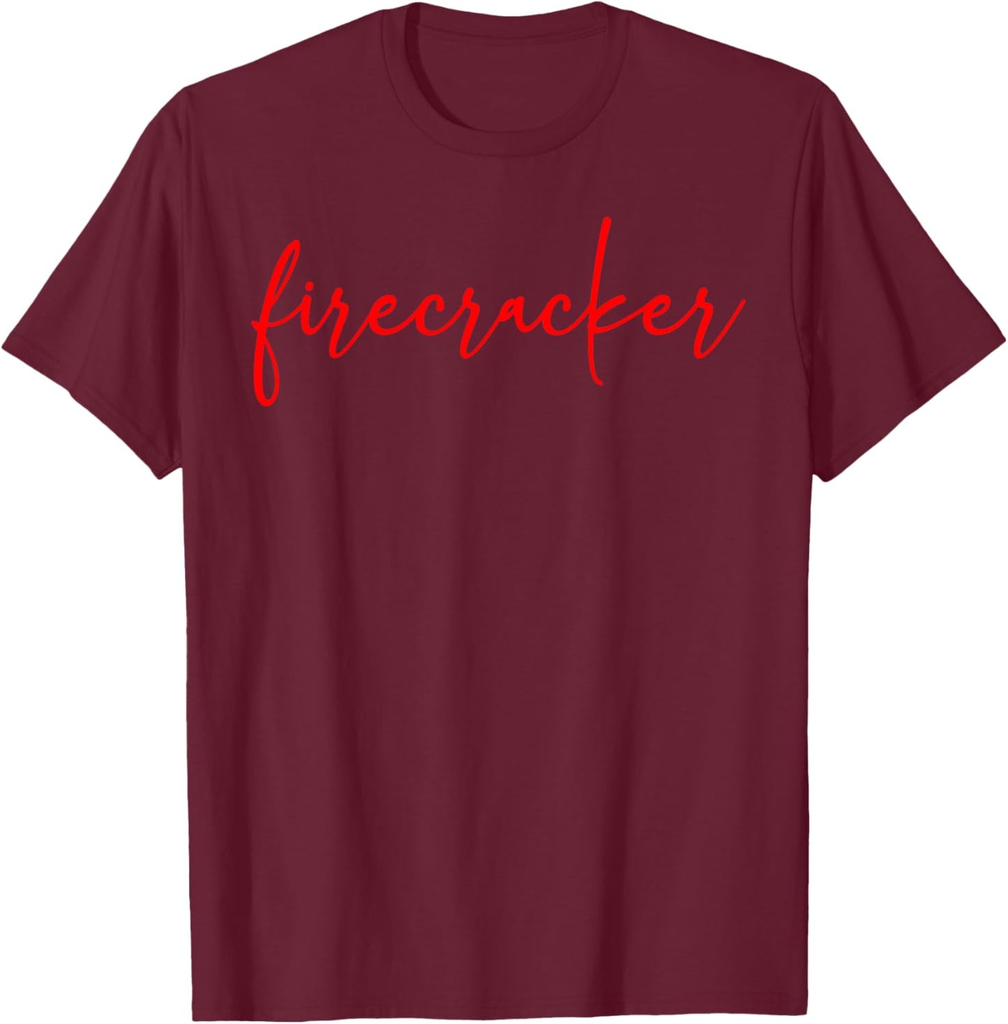 Firecracker 4th of July Women T-Shirt - T-Shirt | Maroon