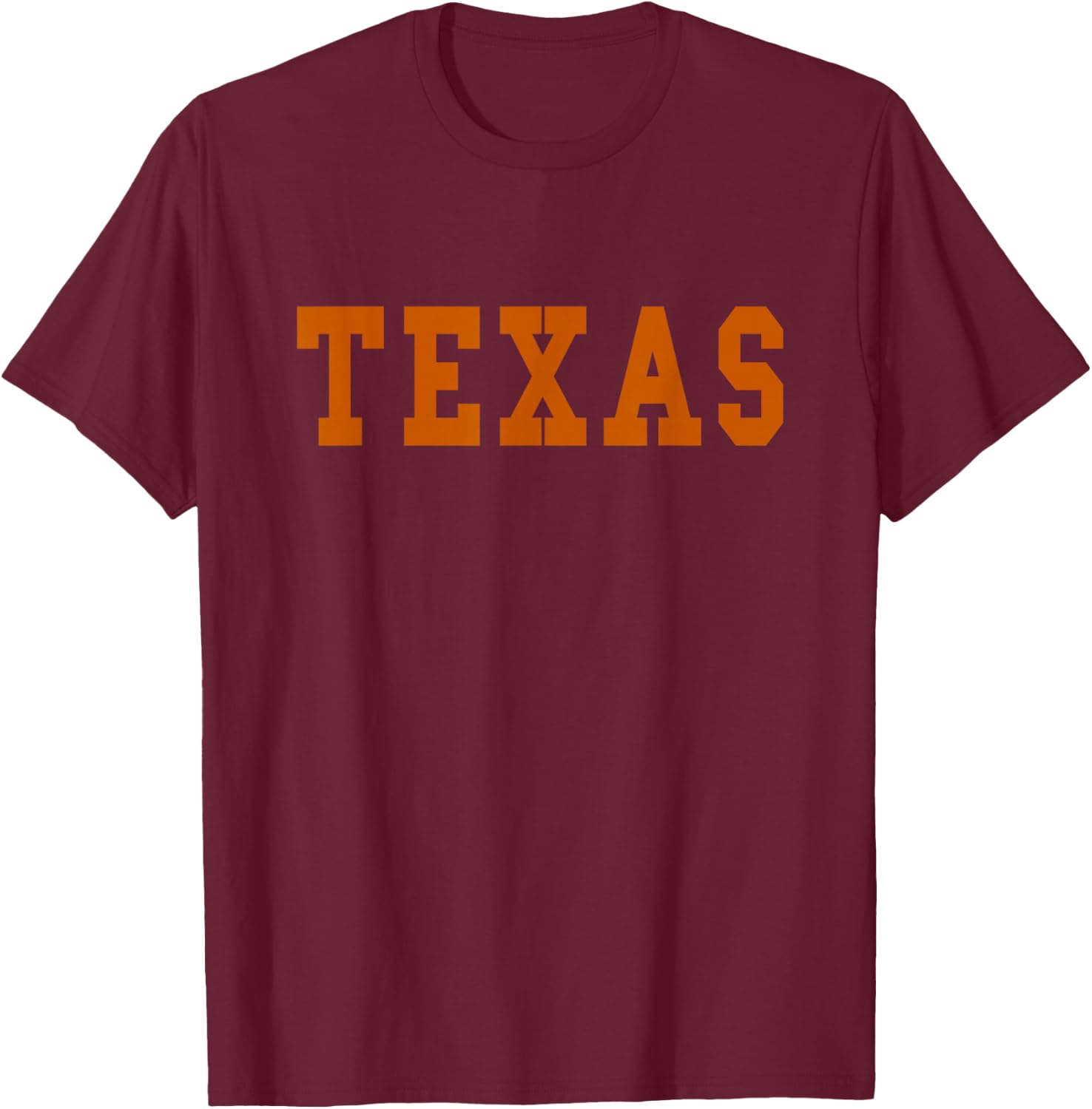 TEXAS - Throwback Design - Classic T-Shirt - T-Shirt | Maroon