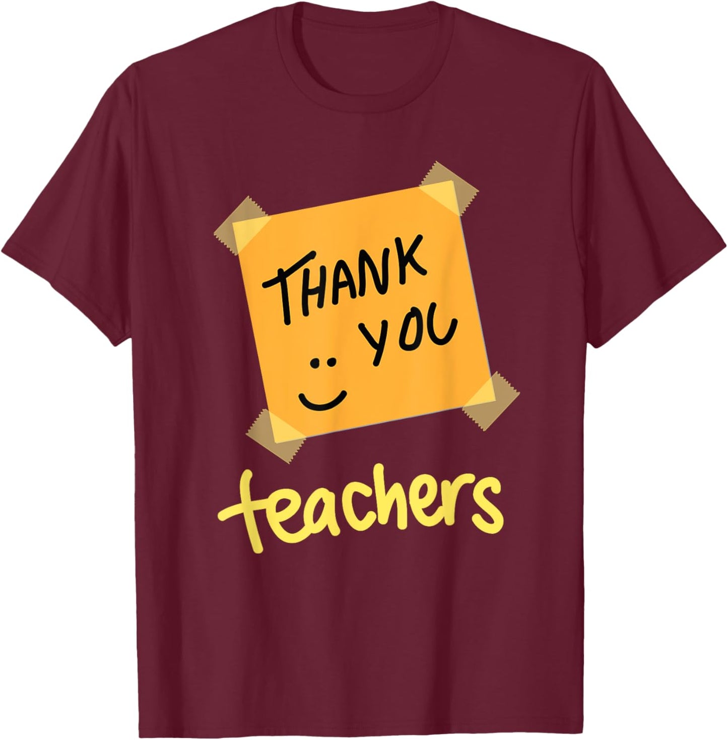 Thank you teacher Appreciation graduation T-Shirt - T-Shirt | Maroon