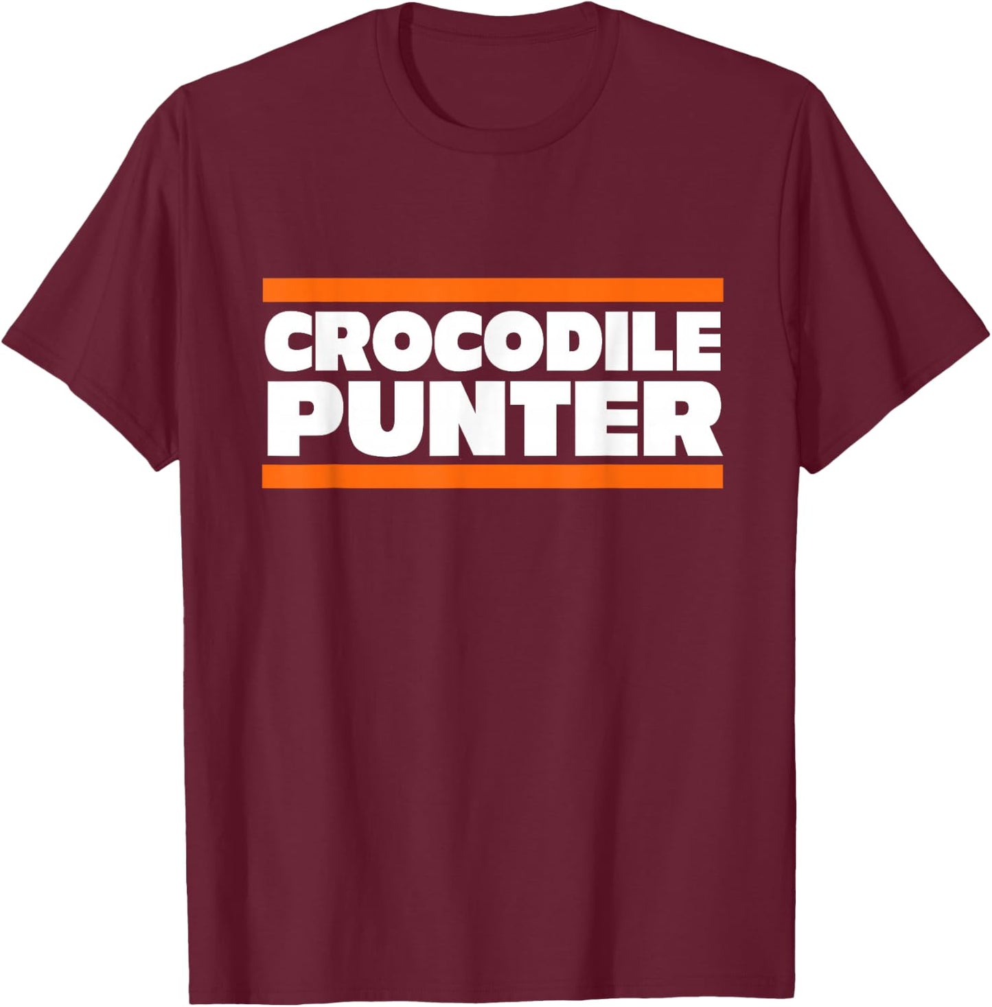 Crocodile Punter T-Shirt - T-Shirt | Maroon