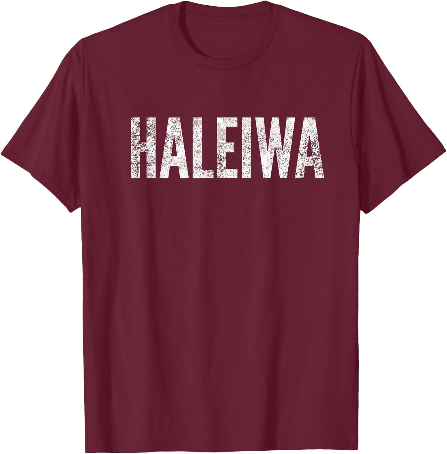 Haleiwa Oahu Hawaii T-Shirt - T-Shirt | Maroon