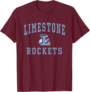 Limestsone High School Rockets C1 T-Shirt - T-Shirt | Maroon