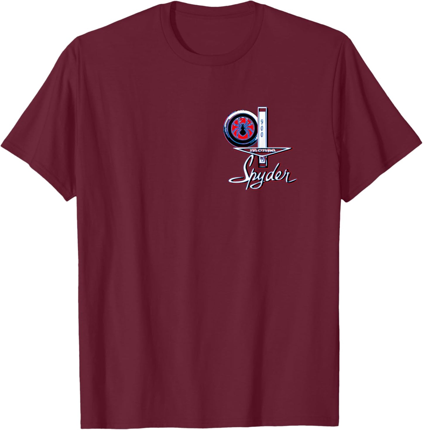 Corvair Monza Spyder Illustration T-Shirt - T-Shirt | Maroon