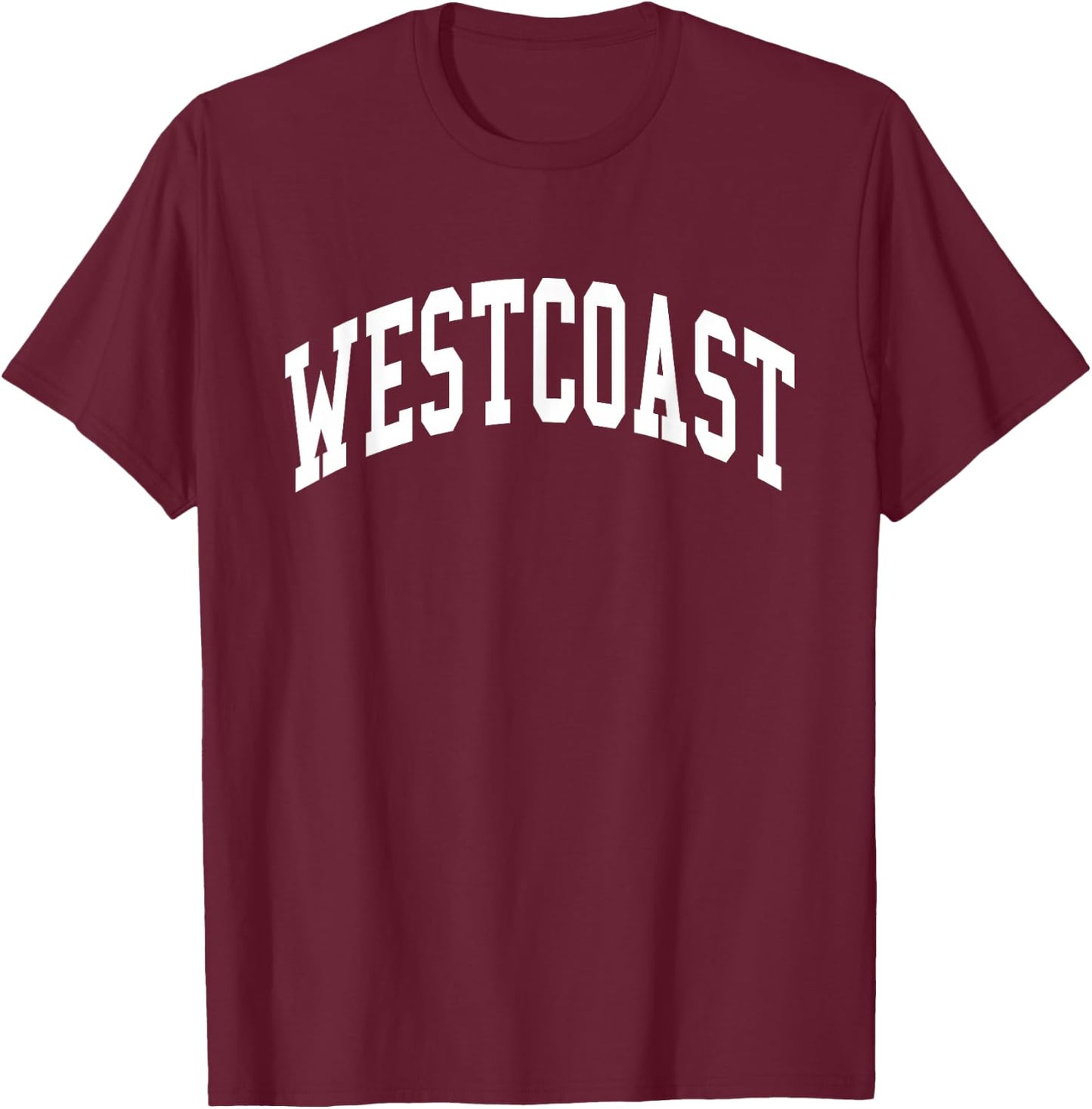 West Coast Westside Los Angeles Cali Hip Hop T-Shirt - T-Shirt | Maroon