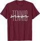 Tennis Mom Tennis Mama T-Shirt - T-Shirt | Maroon