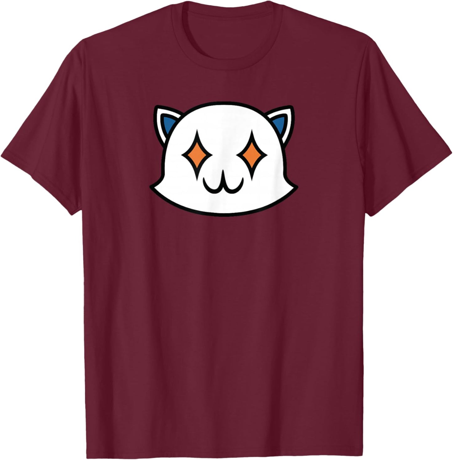 Fortnite Ghost Meowscles Cute Center Icon T-Shirt - T-Shirt | Maroon