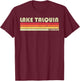 LAKE TALQUIN FLORIDA Funny Fishing Camping Summer Gift T-Shirt - T-Shirt | Maroon