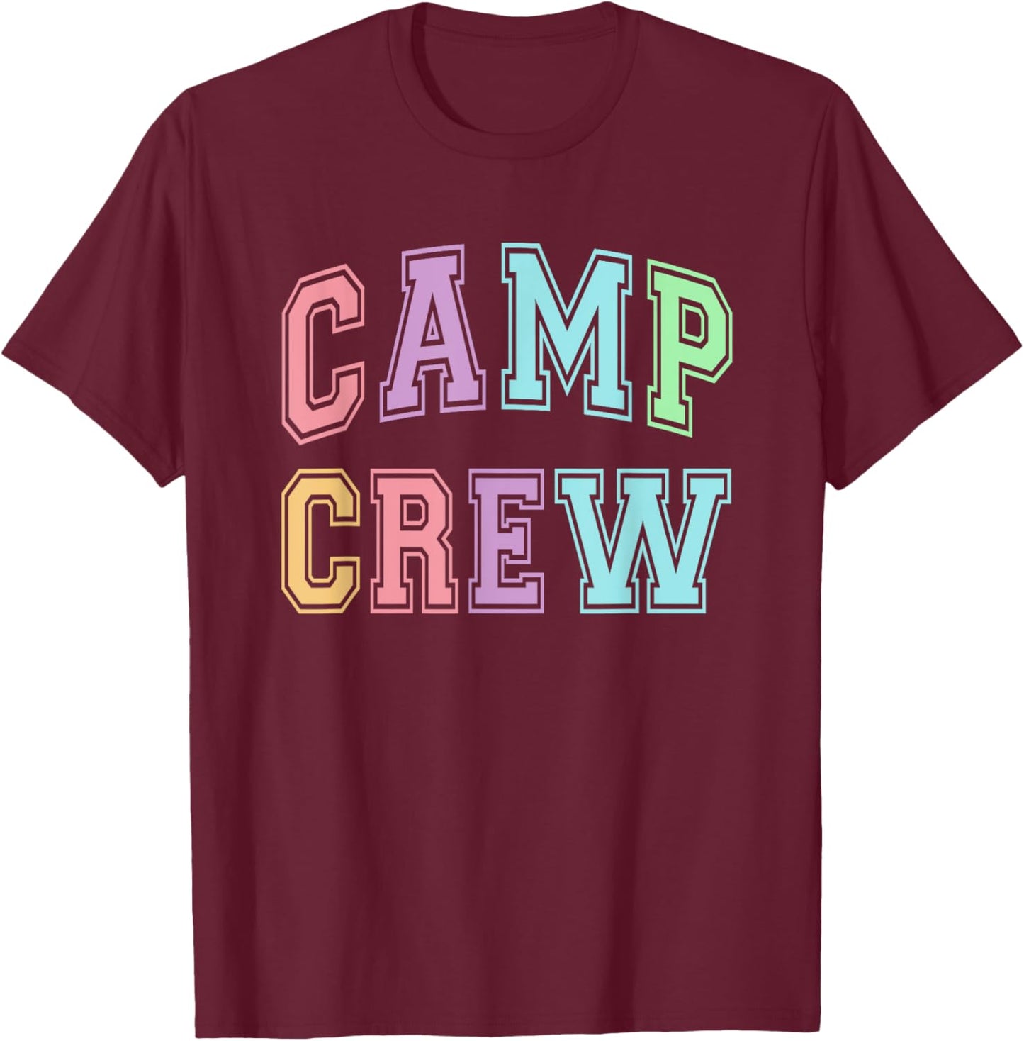 Cute CAMP CREW Summer Campsite Team Chaos Coordinator RN NP Men Women Kids T-Shirt - T-Shirt | Maroon