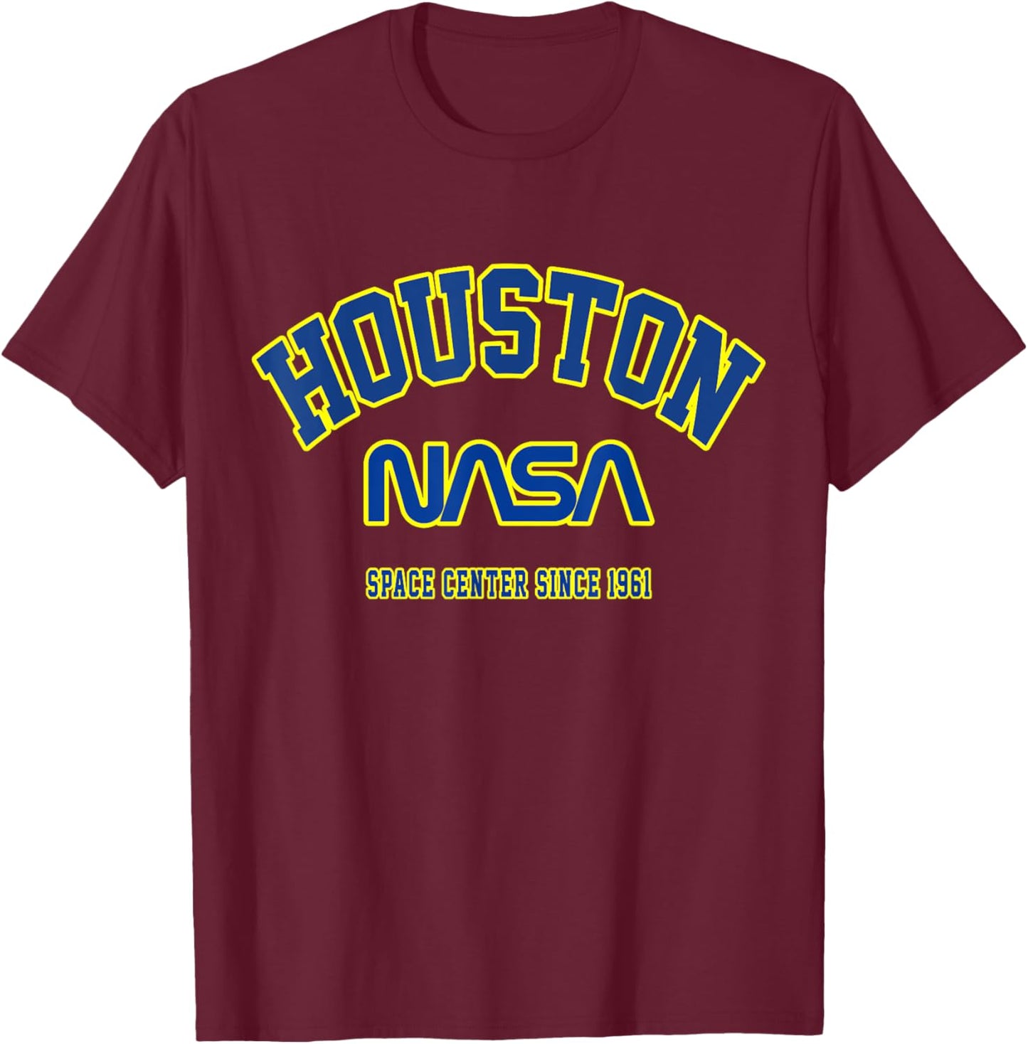 NASA Houston Space Center since 1961 T-Shirt - T-Shirt | Maroon