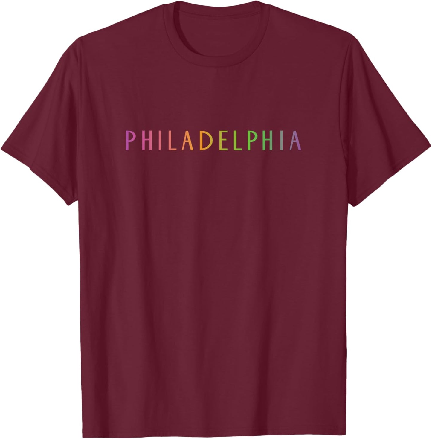 Philadelphia city Pennsylvania Philly T-Shirt - T-Shirt | Maroon