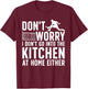 Cool Pickleball Art Women Kitchen Pickle Ball Player T-Shirt - T-Shirt | Maroon