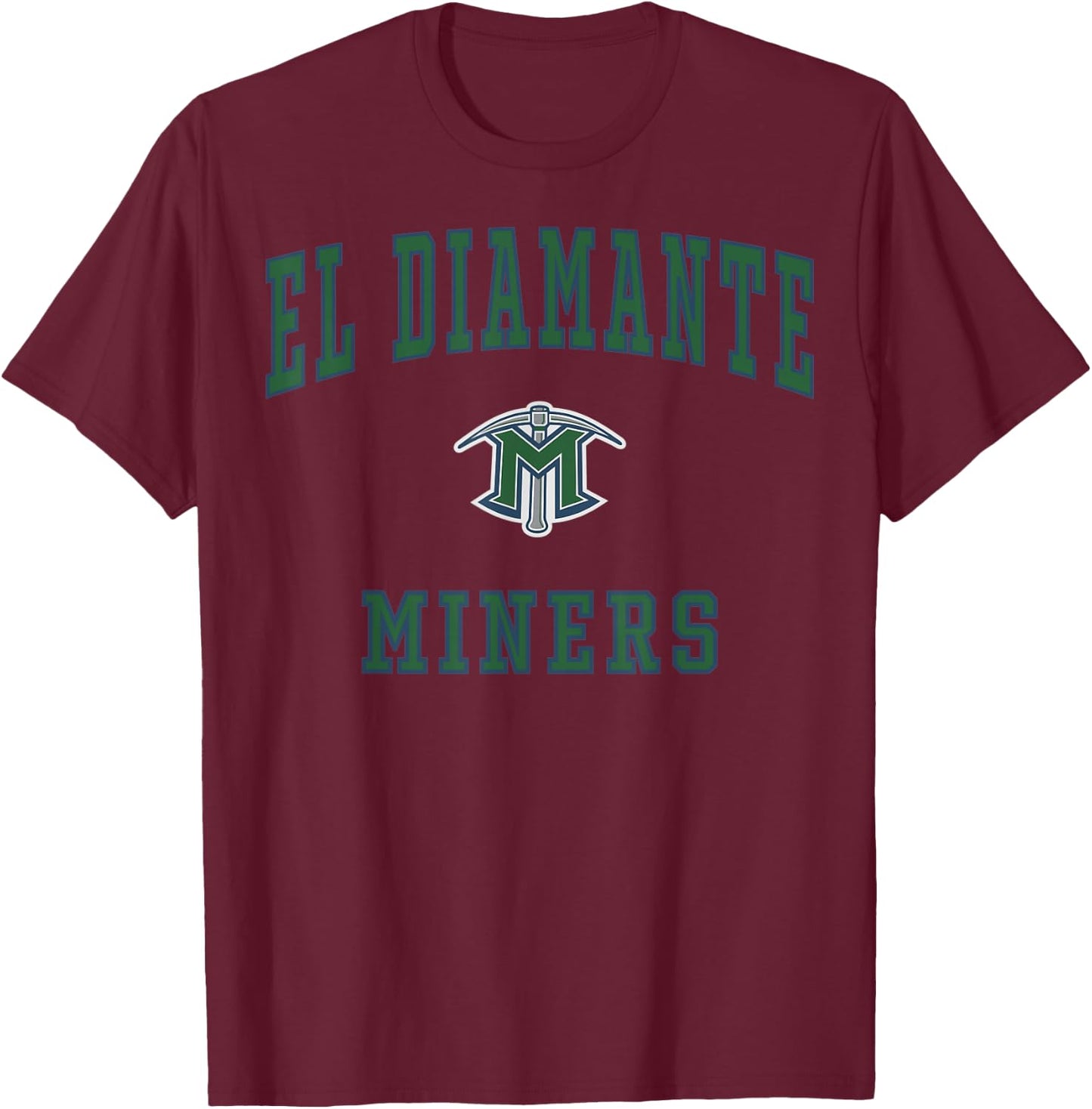 El Diamante High School Miners C1 T-Shirt - T-Shirt | Maroon