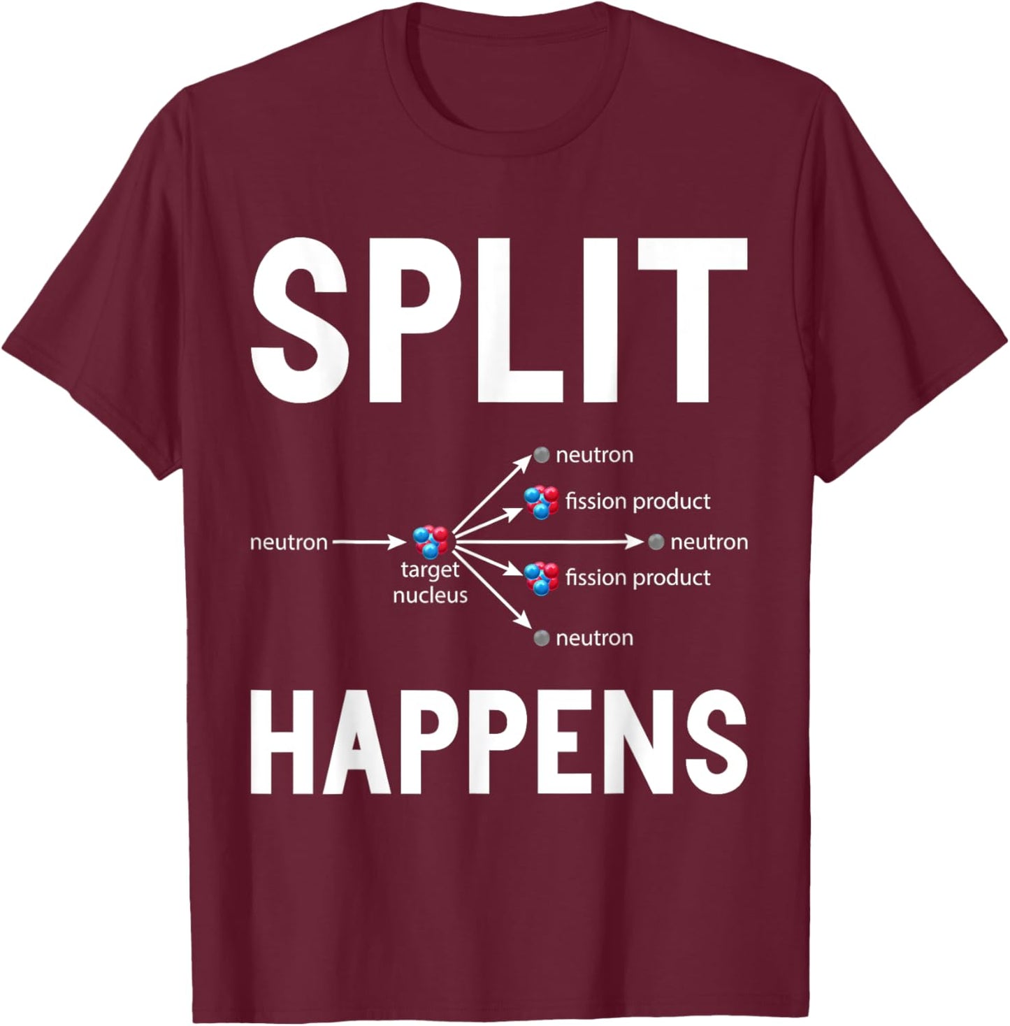 Funny Nuclear Engineer Nuclear power plant T-Shirt - T-Shirt | Maroon