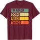 I'm Riker Doing Riker Things Funny Personalized Quote T-Shirt - T-Shirt | Maroon