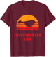 Thru Hiker - Cheeseburger Bird Mountain Chickadee PCT JMT CA T-Shirt - T-Shirt | Maroon