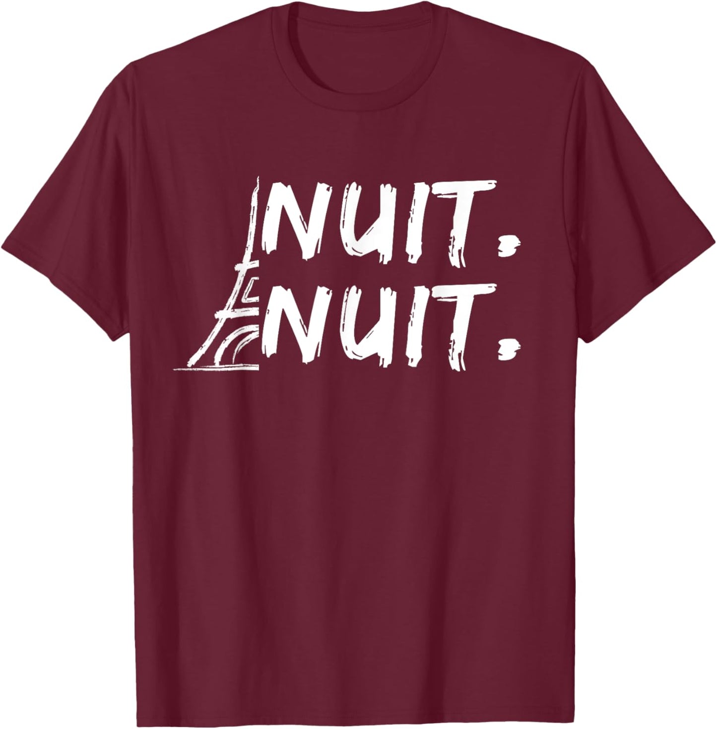 Nuit Nuit Shirt Lover Basketball T-Shirt - T-Shirt | Maroon