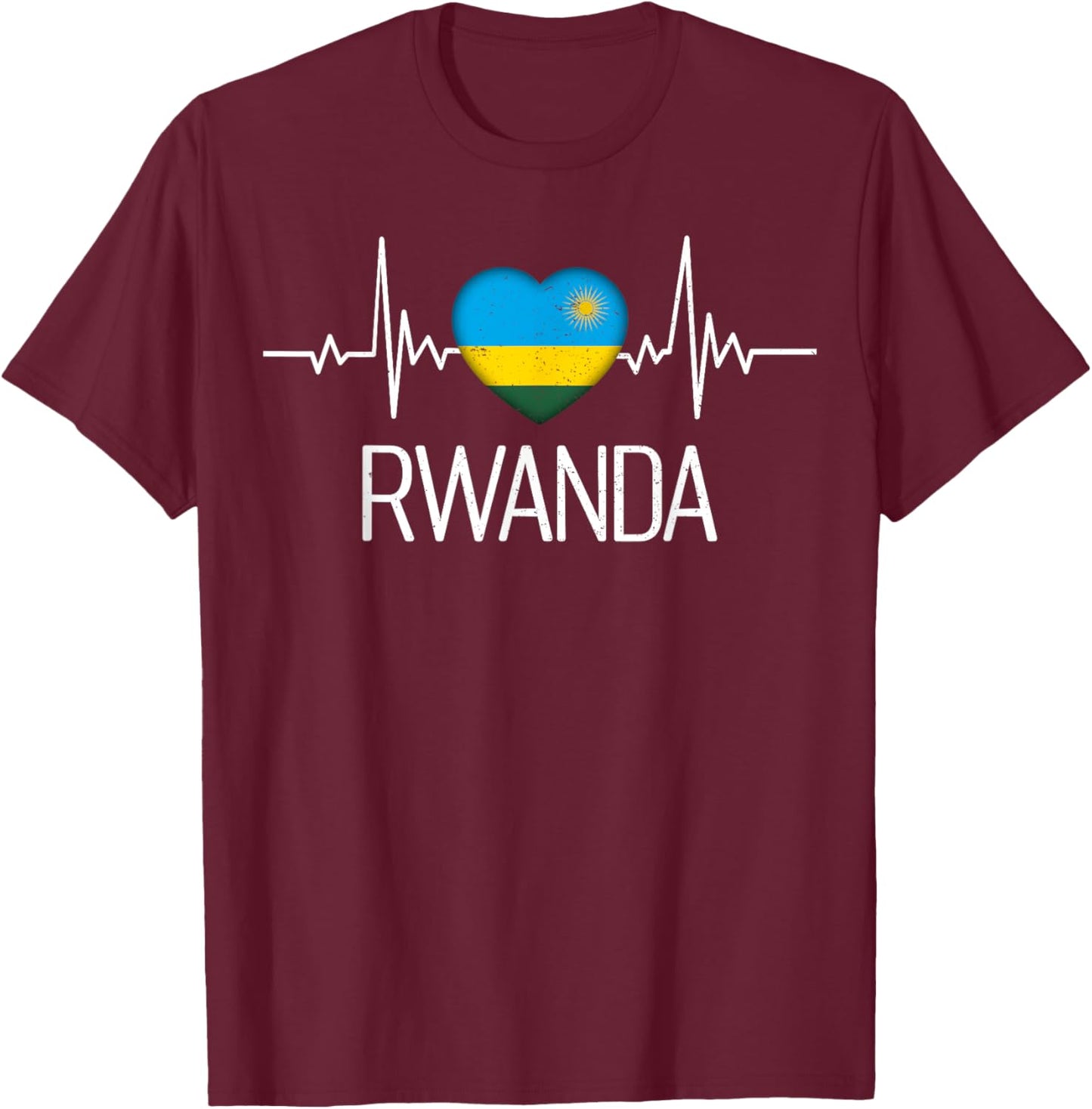 Rwanda T-Shirt - T-Shirt | Maroon