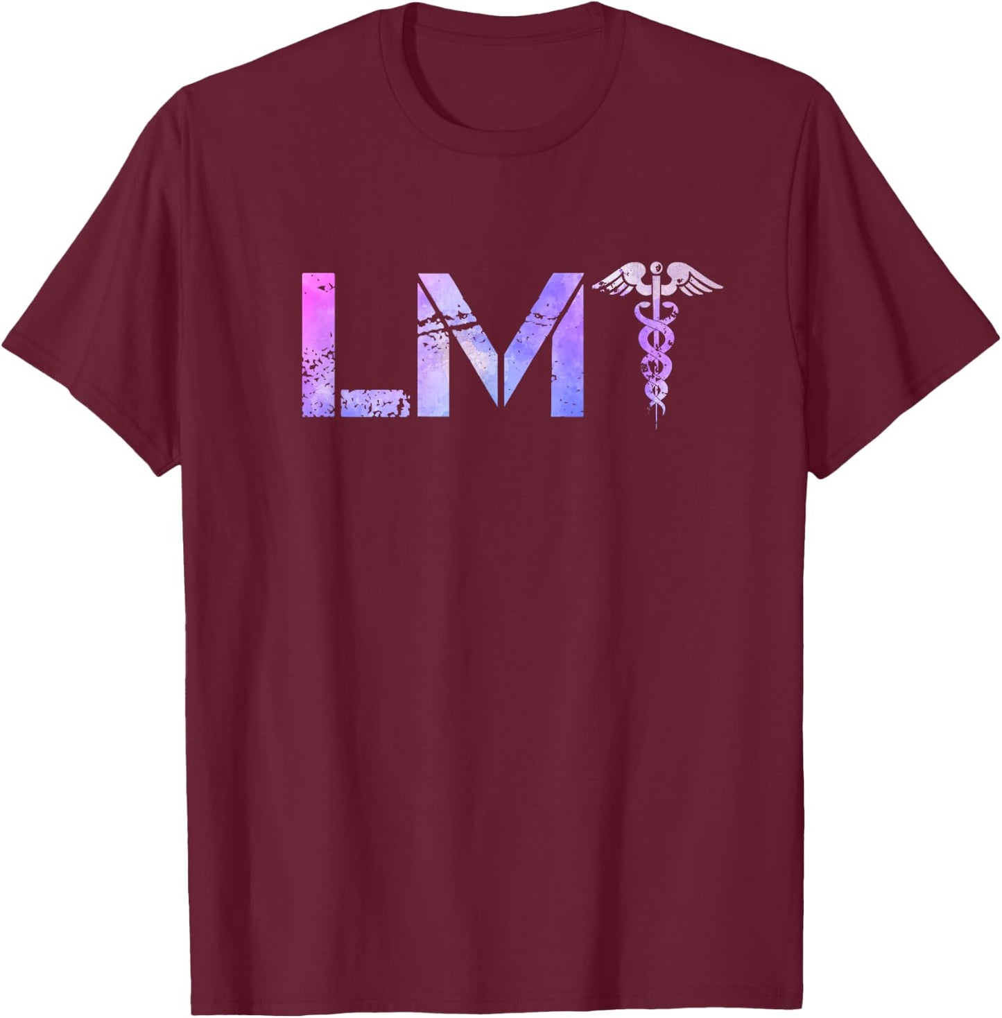 Stylish LMT Gift, Licensed Massage Therapist T-Shirt - T-Shirt | Maroon