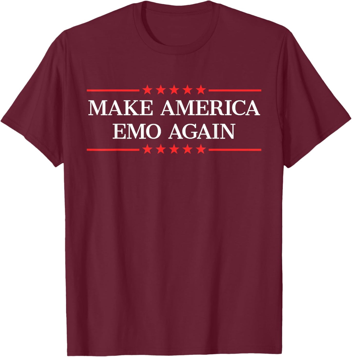 Make America Emo Again T-Shirt - T-Shirt | Maroon