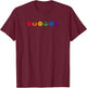 Star Wars Rainbow Icons T-Shirt - T-Shirt | Maroon