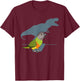 T-rex Senegal Parrot, Birb memes, Funny Dinosaur Parrot T-Shirt - T-Shirt | Maroon