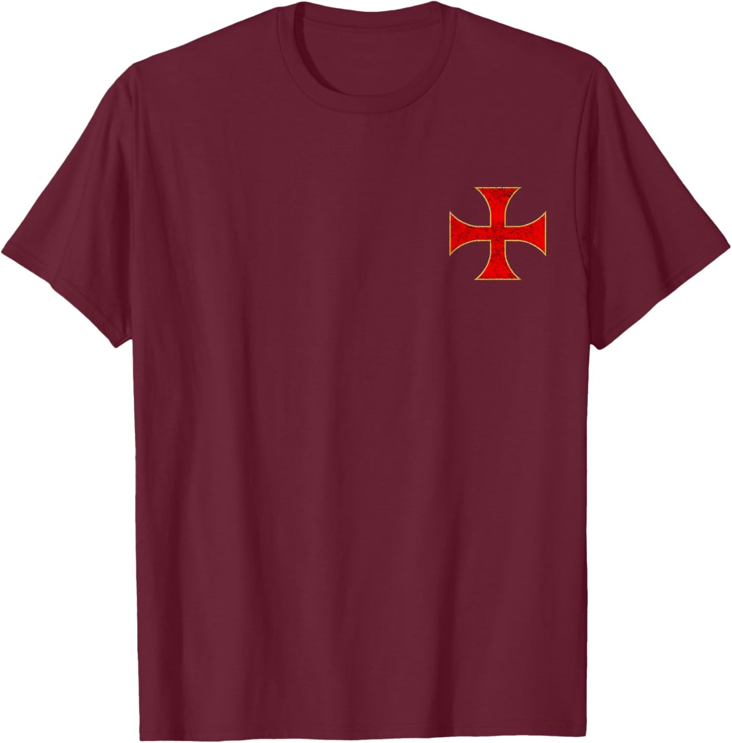 Jesus Christ Christians Men Women Christian Cross T-Shirt - T-Shirt | Maroon