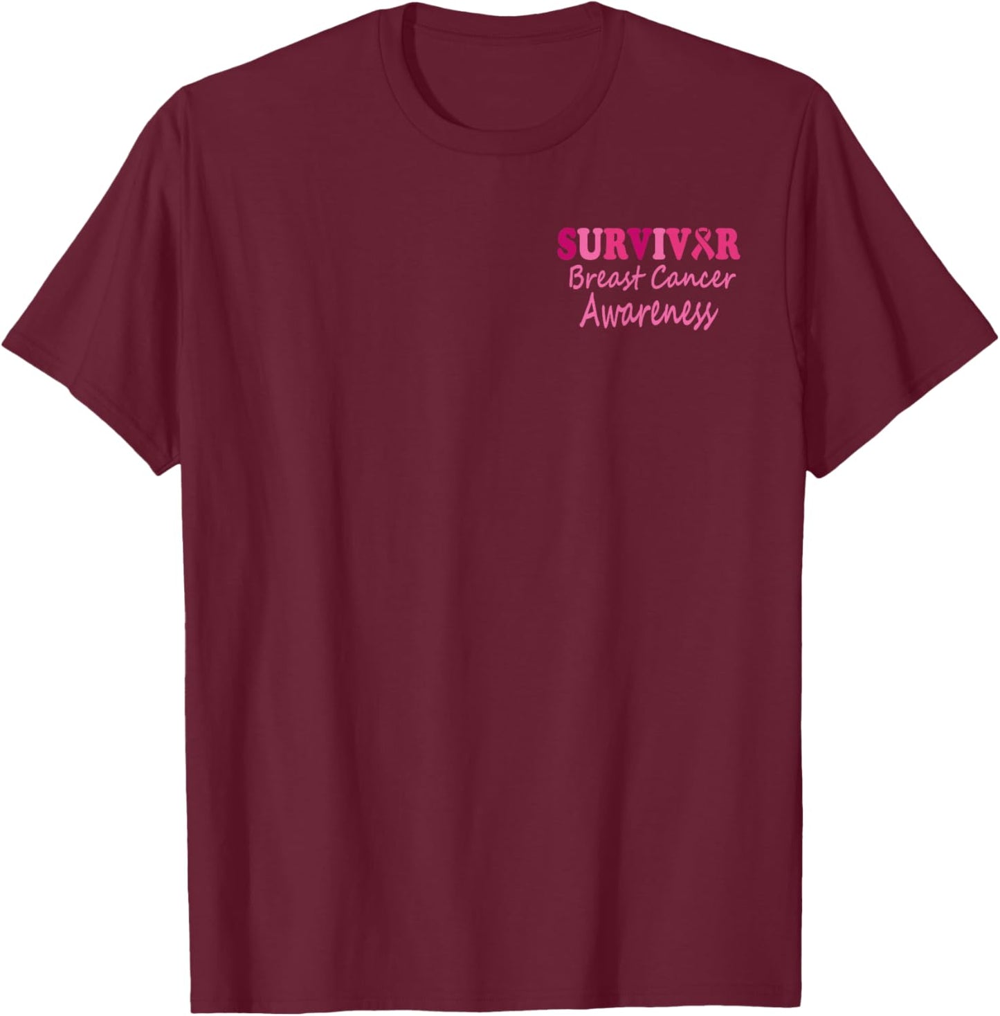 In My Cancer Free Era T-Shirt - T-Shirt | Maroon
