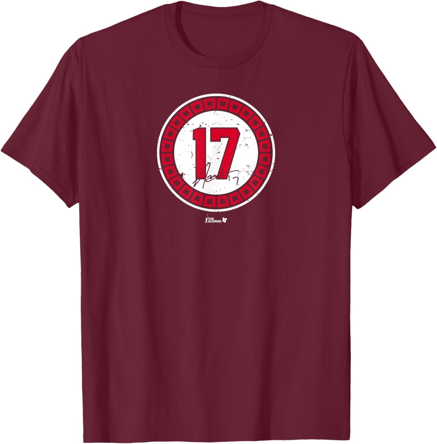 Rod Brind'Amour - No. 17 - Carolina Hockey T-Shirt - T-Shirt | Maroon