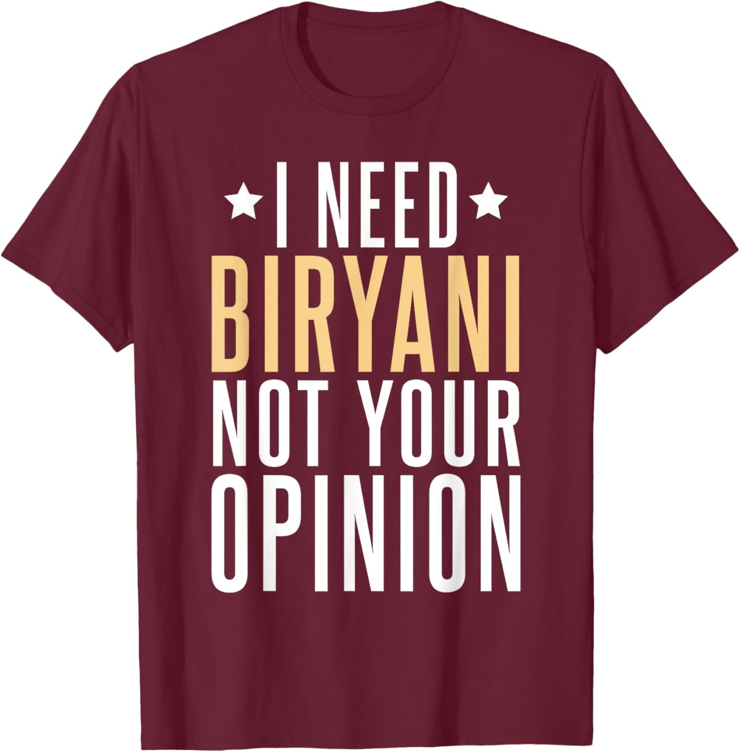 Chicken Biryani Masala Indian Desi Food Funny Biryani T-Shirt - T-Shirt | Maroon