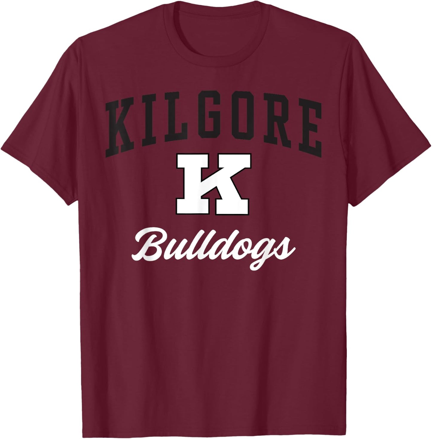 Kilgore High School Bulldogs C3 T-Shirt - T-Shirt | Maroon