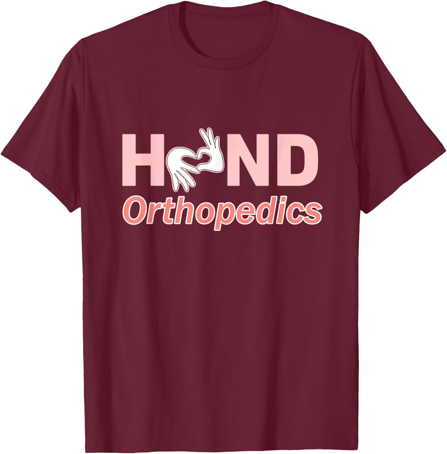 Hand Orthopedics T-Shirt - T-Shirt | Maroon