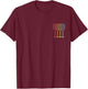 Tennis Player Vintage Sport Retro T-Shirt - T-Shirt | Maroon