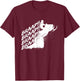 Snowmobile Braap - Winter Motor Sled Snow Outdoor USA Gift T-Shirt - T-Shirt | Maroon