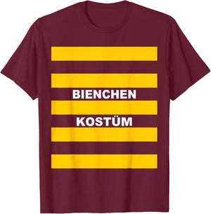 Bienen Kostüm Biene Bienenkostüm Bienchen Insekt Fasching T-Shirt - T-Shirt | Maroon