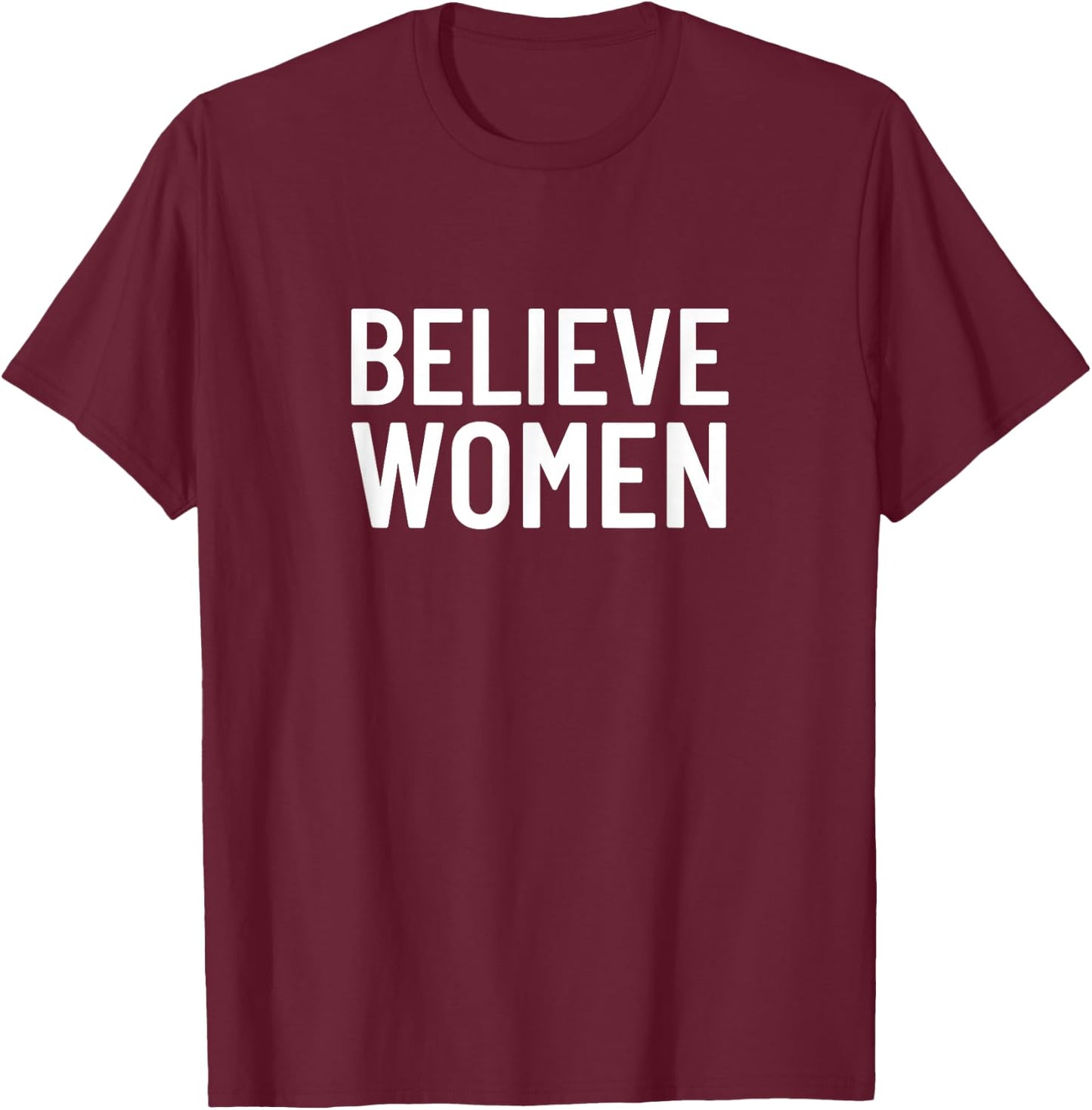 Believe women T-Shirt - T-Shirt | Maroon