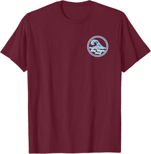 Teahupo'o, Tahi Teahupoo Big Wave Surf Club, surfing graphic T-Shirt - T-Shirt | Maroon