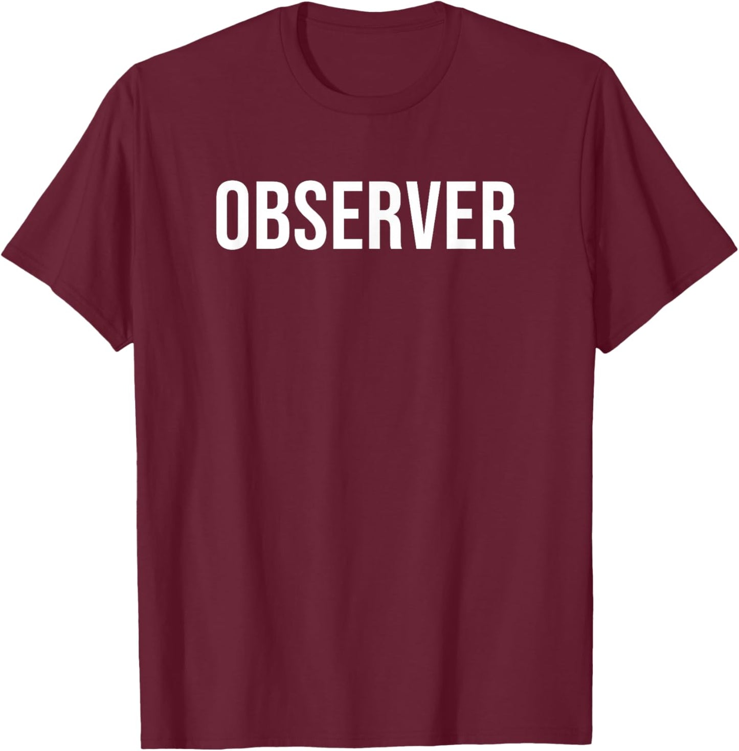 Observer T-Shirt - T-Shirt | Maroon