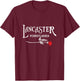 Vintage Lancaster Pennsylvania With A Red Rose PA Hometown T-Shirt - T-Shirt | Maroon
