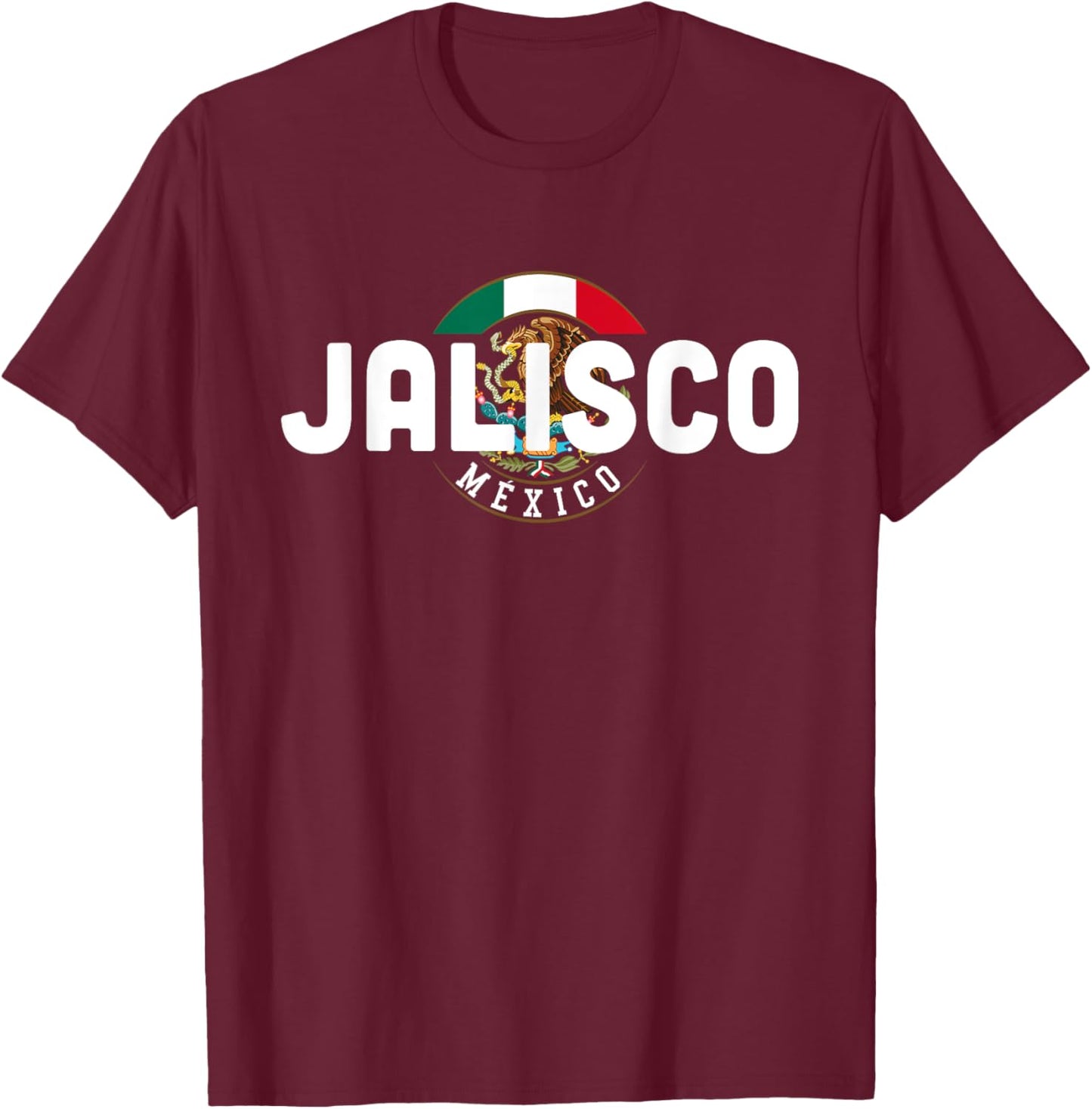Jalisco Mexico T-Shirt - T-Shirt | Maroon