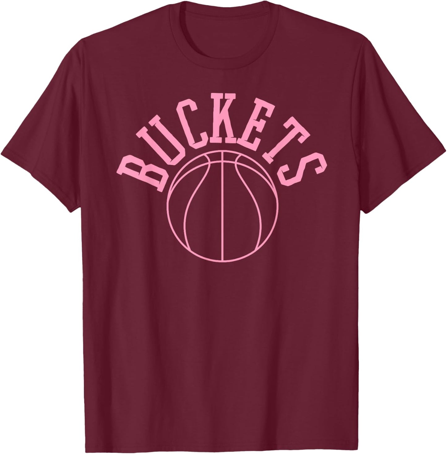 Baller Basketball Get Buckets Art I Get Buckets T-Shirt - T-Shirt | Maroon
