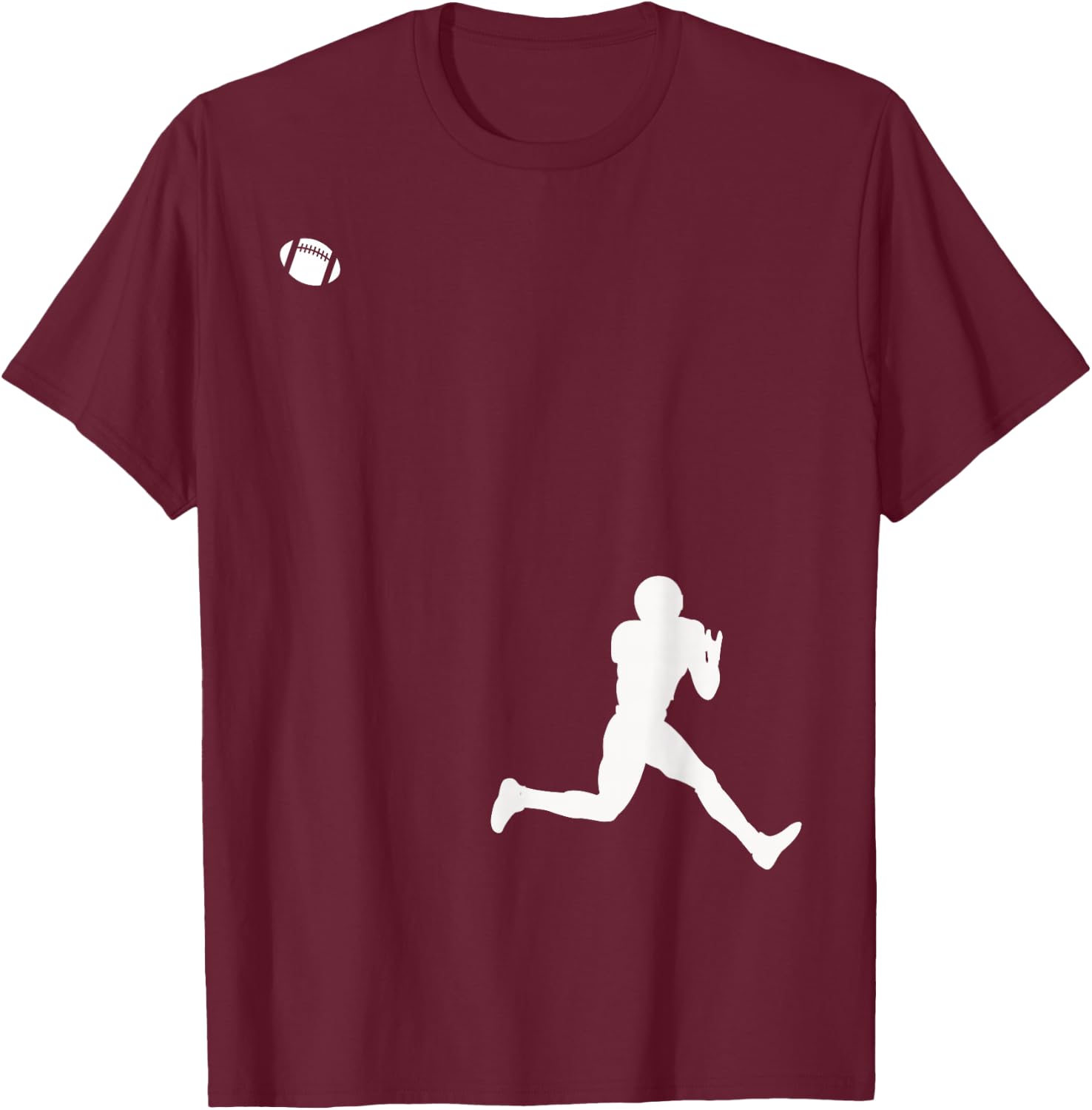 Football Receiver Football Apparel - Football T-Shirt - T-Shirt | Maroon