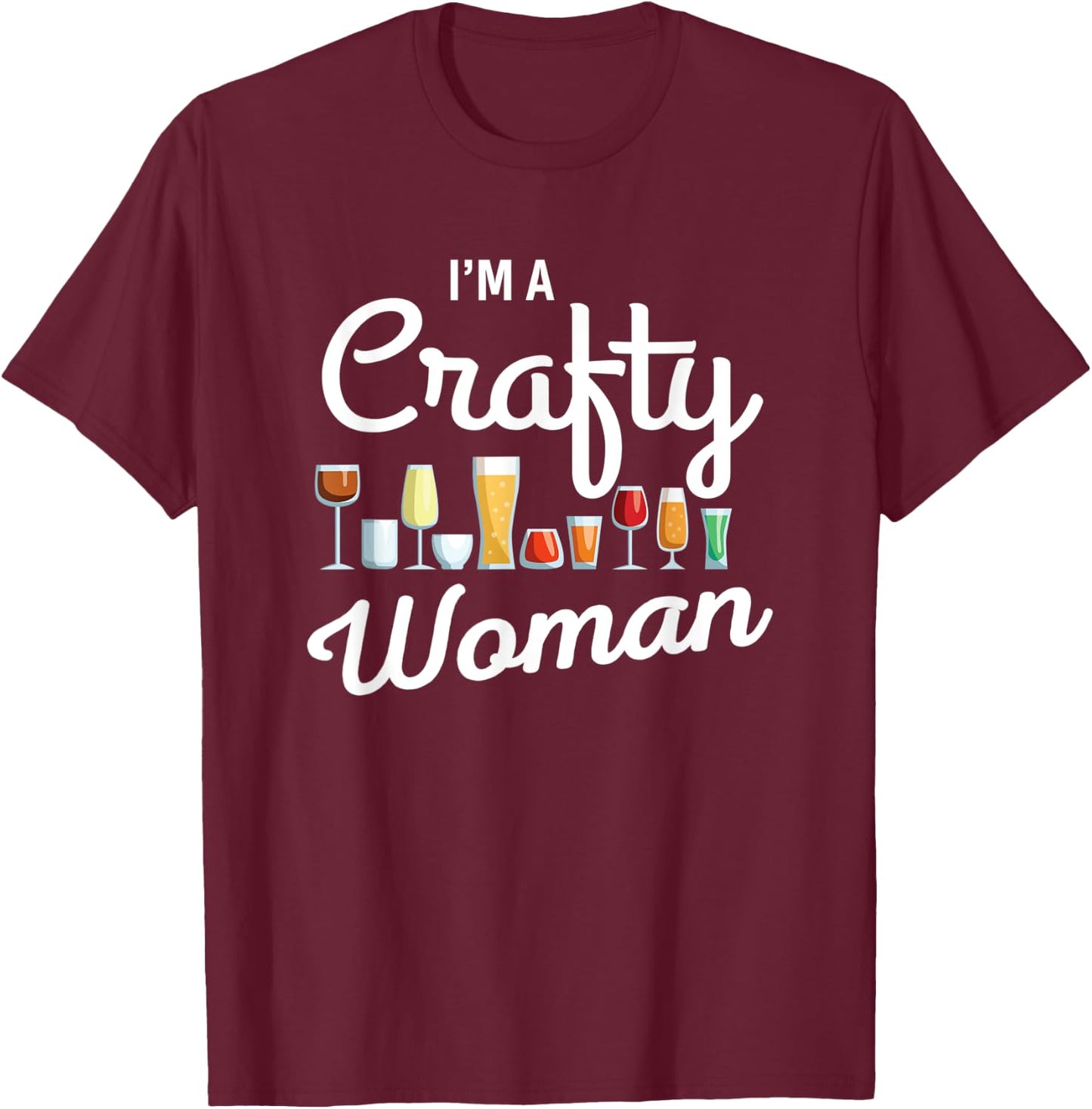 Beer Woman Funny Craft Beer Girl T-Shirt - T-Shirt | Maroon