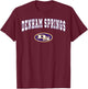 Denham Springs High School Yellowjackets C2 T-Shirt - T-Shirt | Maroon
