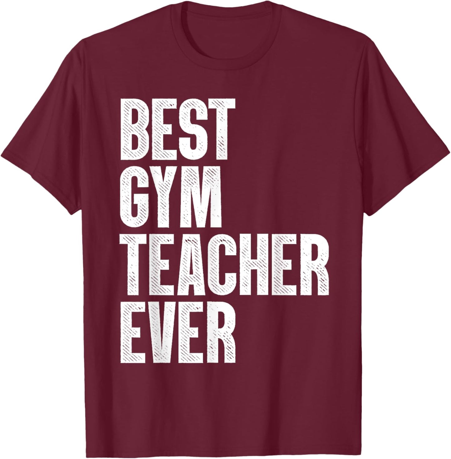 Funny Gym Teacher Art Women PE Teacher Appreciation T-Shirt - T-Shirt | Maroon