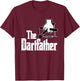 Dartfather Darts Dad Sports Player Daddy Dada Papa Men Gift T-Shirt - T-Shirt | Maroon