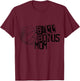 Basketball Ball Bonus Mom Distressed Ball Font Grunge Edgy T-Shirt - T-Shirt | Maroon
