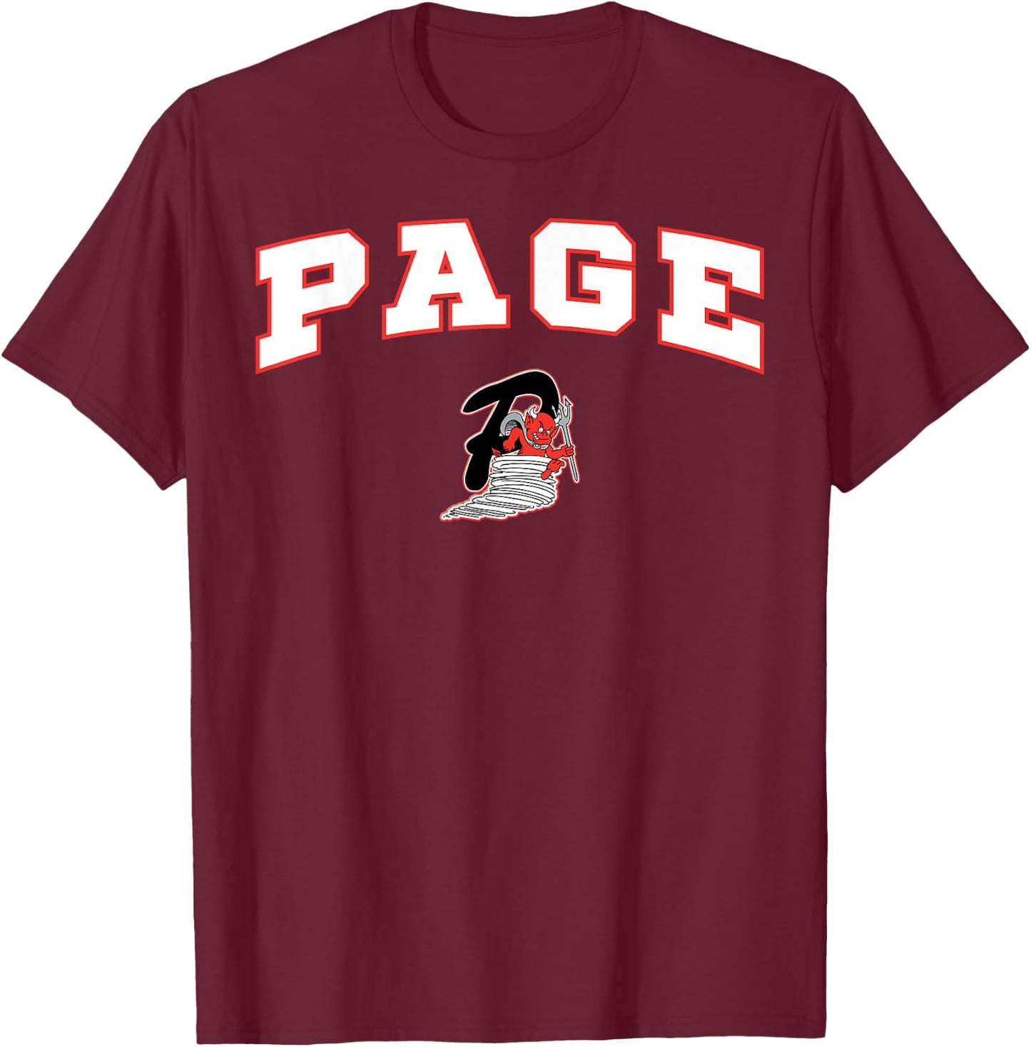 Page High School Sand Devils C2 T-Shirt - T-Shirt | Maroon