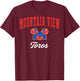 Mountain View High School Toros C3 T-Shirt - T-Shirt | Maroon
